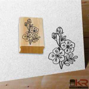 Carimbo Folhas e Flores