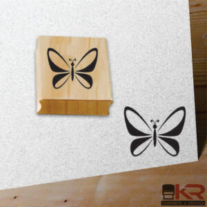 Carimbo Borboleta voando