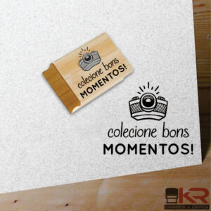 Carimbo Colecione bons momentos