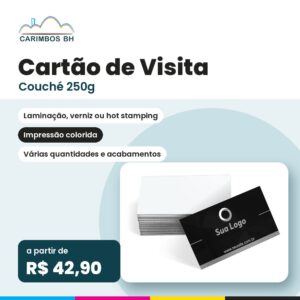 Cartão de Visita Couché 250g