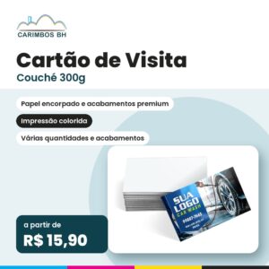 Cartão de Visita Couché 300g