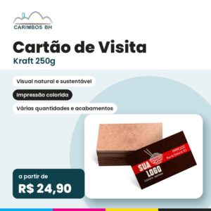 Cartão de Visita Kraft 250g