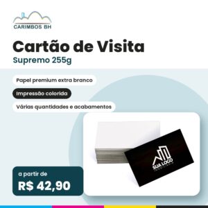 Cartão de Visita Supremo 255g