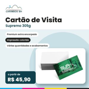 Cartão de Visita Supremo 305g