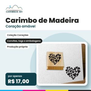 Carimbo Coração amável