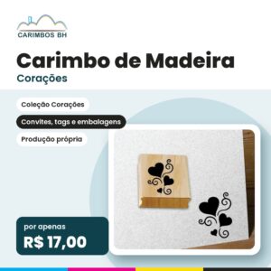 Carimbo Corações