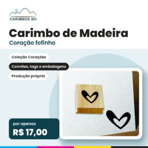 Carimbo Coração fofinho