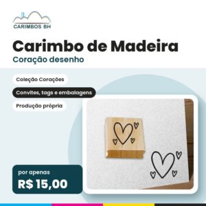 Carimbo Coração desenho